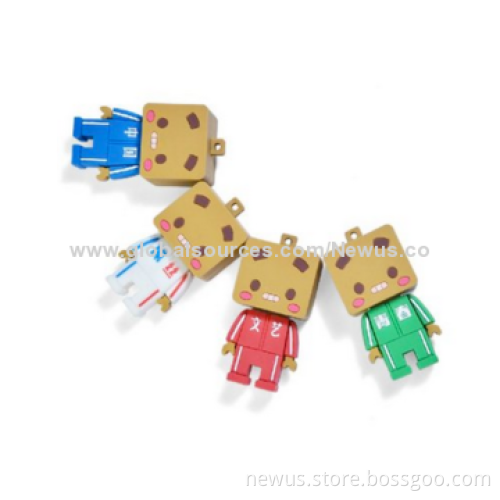Cartoon USB 2.0 Flash Drive, 2-32GB Capacity Range